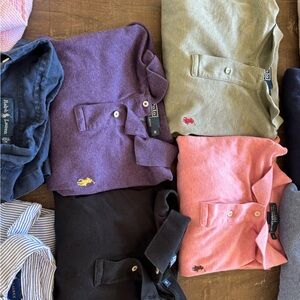 Lot of (4) size M Polo by Ralph Lauren Men’s Polos